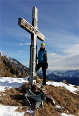 Via Normale Pizzo Pianezza - In vetta