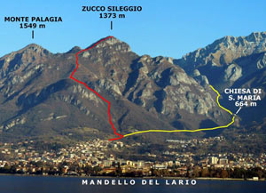 Via Normale Zucco Sileggio