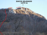 Via Normale Zucco Sileggio - In salita