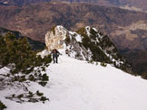 Via Normale Piz de Mezzod (Pizzon) - Cresta finale