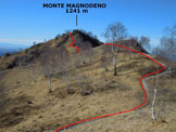 Via Normale Monte Magnodeno - da Nord - Lungo la cresta NNE del Magnodeno