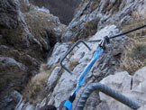 Via Normale Resegone - Ferrata del Centenario - Tratti verticali lungo la Ferrata del Centenario