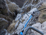 Via Normale Resegone - Ferrata del Centenario - Tratti verticali lungo la Ferrata del Centenario