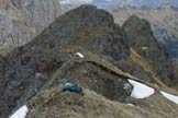 Via Normale Sasso Nero - La cima vista dal Sass de Roca