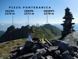 Via Normale Monte Valletto - da Nord e cresta Ovest - Panorama di vetta, verso NE