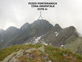 Via Normale Pizzo Ponteranica - Cima Centrale - Panorama di vetta, verso E