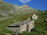 Via Normale Pizzo Calino - Il Bivacco allAlpe Montirolo e litinerario di salita