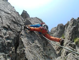 Via Normale Pizzo dei Tre Signori (Via Anna Nel Sole) - Vincendo la difficile spaccatura di L6