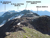 Via Normale Cima di Savoretta - Punta Valmazza - Immagine ripresa dalla Cima di Savoretta