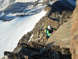 Via Normale Weissmies (cresta SE) - Divertenti passaggi in cresta