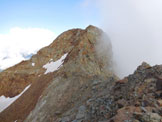 Via Normale Punta Vicima - Sulla cresta S della Punta Vicima