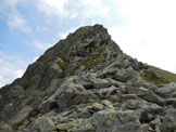 Via Normale Cima Vallocci - Cresta Ovest - Allinizio della cresta W