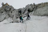 Via Normale Corno Bianco (cresta W) - Intaglio di cresta del P.so degli Italiani