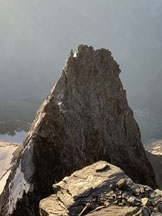 Via Normale Lenzspitze con traversata al Nadelhorn - Lenzspitze il Gran Gendarme