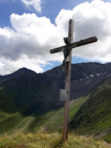 Via Normale Campalto (Hochfeld) - La croce di vetta