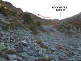 Via Normale Punta Campione - Verso la Bocchetta (q. 2295 m)