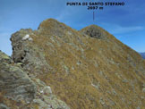 Via Normale Punta di Santo Stefano - Lungo la cresta SSW
