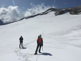 Via Normale Pizzo Malenco - Sul ghiacciaio verso il Pizzo Malenco