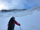 Via Normale Dome de Neige des Ecrins - I pericoli seracchi da aggirare