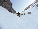 Via Normale Grigna Settentrionale (Canale W) - La divertente goulottina di 60