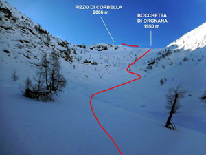 Via Normale Pizzo di Corbella