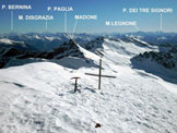 Via Normale Pizzo di Vogorno - dal versante SE e per la cresta SSE - Il panorama verso E, dalla vetta