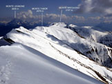 Via Normale Monte Tabor - Cima Pianchette - Litinerario di cresta, dalla vetta della Cima Pianchette