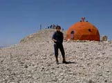 Via Normale Monte Amaro - In cima il bivacco Pelino