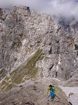 Via Normale Tacco Grande (Tac Grando) - Cengia