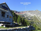 Via Normale Pizzo Cramosino - Il Pizzo Cramosino visto dal Rif. Costa