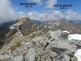 Via Normale Pizzo Cramosino - Panorama di vetta, verso NW