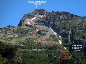 Via Normale Pizzo di Mezzod