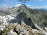 Via Normale Pizzo di Mezzod - Madom Grss - Pizzo Cramosino - Il Pizzo di Mezzod, dalla vetta del 1 torrione