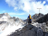 Via Normale Cima di Val Bona - Traversando sul versante svizzero