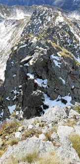 Via Normale Pizzo della Scala (da San Simone) - Il secondo salto di roccia