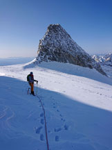 Via Normale Punta Bianca - Versante Nord   - Forcella alta di Punta Bianca