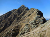 Via Normale Monte Tabor - Cima Pianchette - Pizzo di Gino - Lungo la cresta ESE del Pizzo di Gino