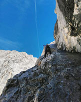 Via Normale Cima di Tom - Ferrata