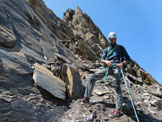 Via Normale Monte Gleno - dal Rifugio Cur - Sulla cresta NE del Monte Gleno