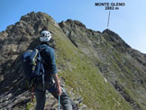Via Normale Pizzo Tre Confini - Monte Gleno - Lungo la cresta di collegamento tra le due cime