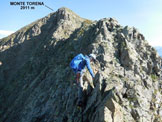 Via Normale Monte Torena - Cresta S - Divertenti passaggi lungo la cresta S