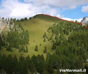 Via Normale Monte Pecol