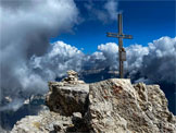 Via Normale Punta Sorapiss - Punta Sorapiss e croce di vetta