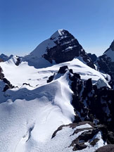 Via Normale Pico Ilusin - Vista sul Pequeno Alpamayo