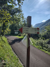 Via Normale Monte Plagne - Cartello direzionale