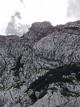 Via Normale Monte I Musi (cima Est) - Verso la cima