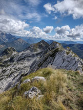 Via Normale Monte I Musi (cima Est) - Panorama dalla cima