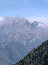 Via Normale Monte Testa Grande - Panorama dalla cima verso Valle dei Musi