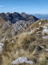 Via Normale Monte Zaiavor - Panorama verso la catena dei Musi