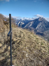 Via Normale Monte Brancot - Palantarins - Tre Corni - panorama dalla cima del Brancot